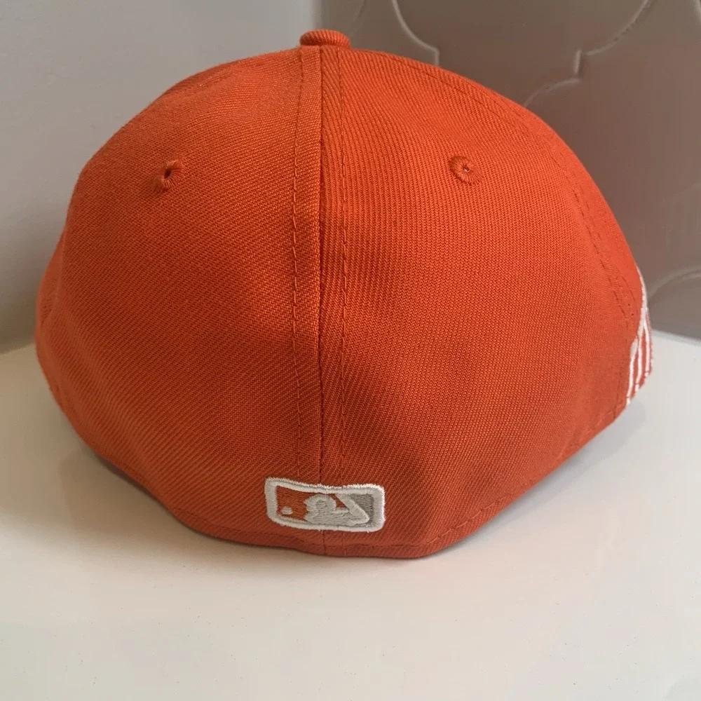 New Era San Francisco Giants 59FIFTY City Connect Orange Fitted Hat Size 7 1/4